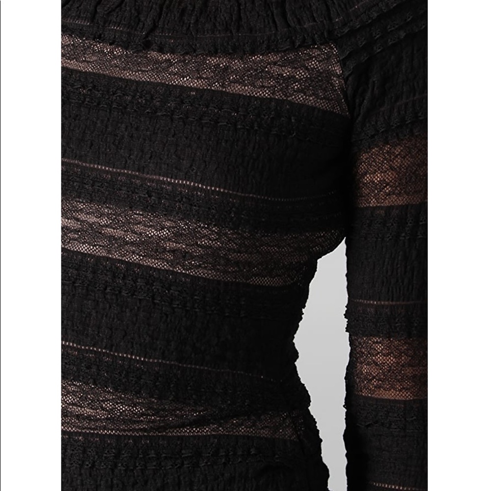 BCBGMaxAzria Halle Lace Bodycon Ruched
Dress - Picture 4 of 8